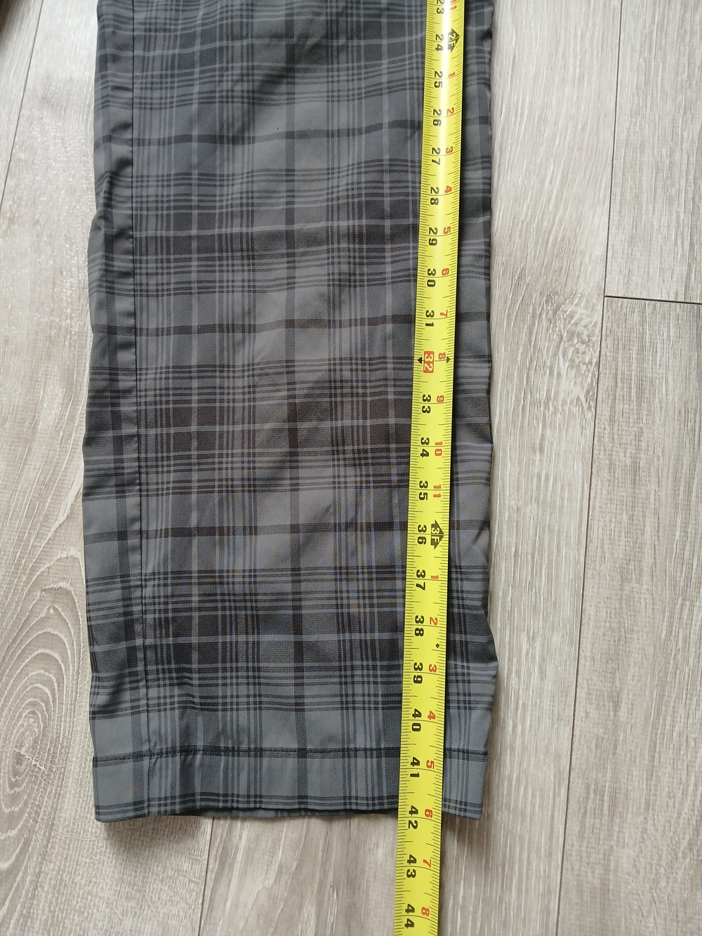 Nike Golf Tour Performance Dri-Fit Pants Men's Size 38 X 32 Gray Plaid - Picture 5 of 13